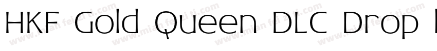 HKF Gold Queen DLC Drop line BW字体转换